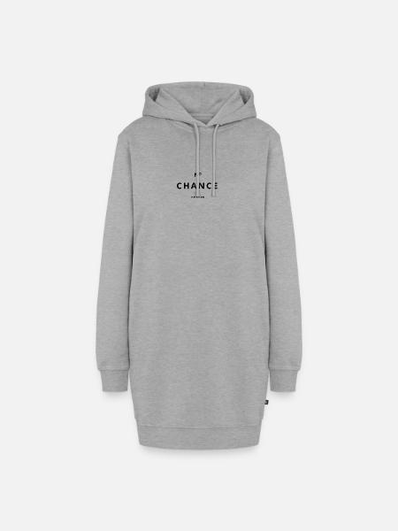 No Chance for Racism - Hoodie-Kleid - Grau meliert