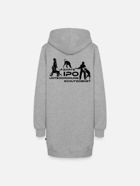 452 Dobermann IPO- VPG - Hoodie-Kleid - Grau meliert