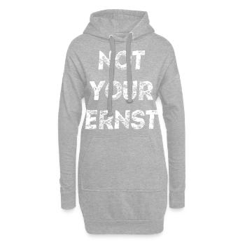 pas ton sérieux - Sweat-shirt à capuche long Femme - gris chiné - Devant
