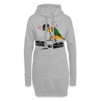 Caique - Hoodie-Kleid - Grau meliert - Vorne