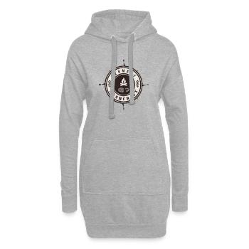 Bushcraft Germany - Hoodie-Kleid - Grau meliert - Vorne