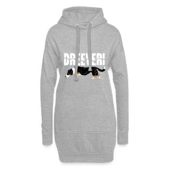 Dreeveri Dreeveri 2 - Hoodie Dress - heather grey - Front