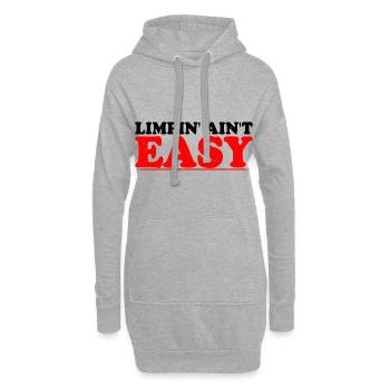 Limpin' Ain't Easy 15 - Hoodie-Kleid - Grau meliert - Vorne