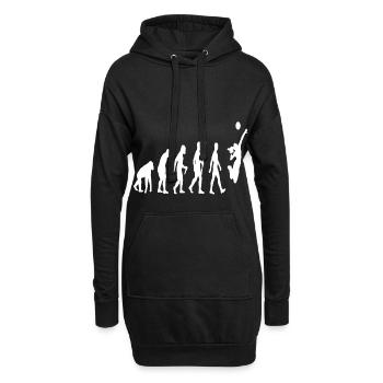 Evolution Volleyball - Hoodie-Kleid - Schwarz - Vorne