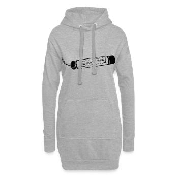 Pyro Allumeurs pyro - Sweat-shirt à capuche long Femme - gris chiné - Devant