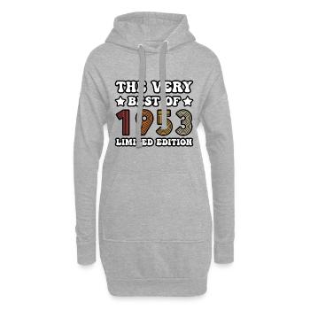 The very best of 1953 - Hoodie-Kleid - Grau meliert - Vorne
