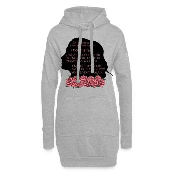Rose Hathaway "Zen life lessons" Vampire Academy - Hoodie-Kleid - Grau meliert - Vorne