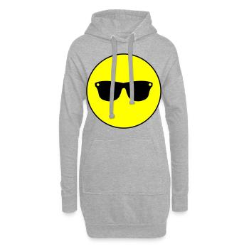 Sunglasses icon icon - Hoodie Dress - heather grey - Front