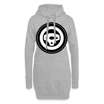 Cercle de réglage des pneus - Sweat-shirt à capuche long Femme - gris chiné - Devant