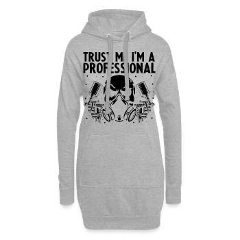 Autolackierer Angebot für Karosserietechniker - Hoodie-Kleid - Grau meliert - Vorne