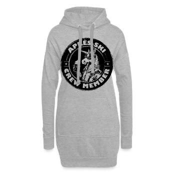Licorne Après-Ski Team Dire - Sweat-shirt à capuche long Femme - gris chiné - Devant