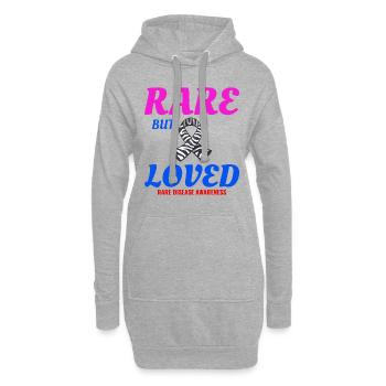 Loved Rare Disease Spread Awareness - Sweat-shirt à capuche long Femme - gris chiné - Devant