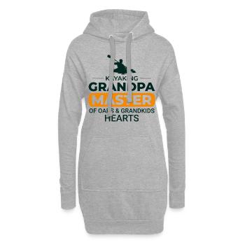 kayak Gradpa Kayak Canoë Kayak Drôle - Sweat-shirt à capuche long Femme - gris chiné - Devant