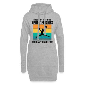 Pom-pom girl Cheerleading Girl Cheering Cheer Squad - Sweat-shirt à capuche long Femme - gris chiné - Devant