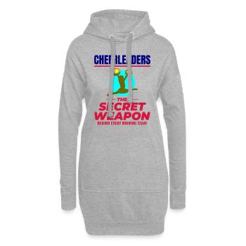 Pom-pom girl Cheerleading Girl Cheering Cheer Squad - Sweat-shirt à capuche long Femme - gris chiné - Devant