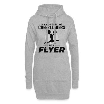 Pom-pom girl Cheerleading Girl Cheering Cheer Squad - Sweat-shirt à capuche long Femme - gris chiné - Devant