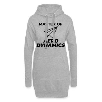 Luft- und Raumfahrtingenieur Flugmechaniker Flugzeug Flugzeug - Hoodie-Kleid - Grau meliert - Vorne
