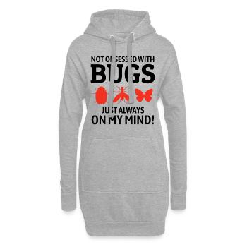 Insect Collector Entomology Entomologist Bug Lover - Hoodie Dress - heather grey - Front