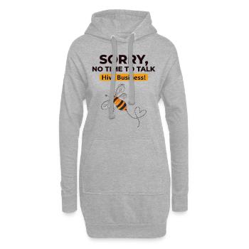 Abeille Apiculteur Apiculture Insecte Collectionneur - Sweat-shirt à capuche long Femme - gris chiné - Devant