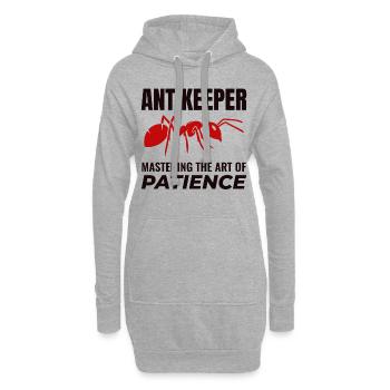 Ameisenhalter Ameisenliebhaber Entomologe Insektensammler - Hoodie-Kleid - Grau meliert - Vorne