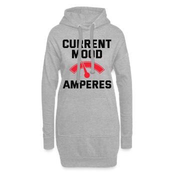 Elektriker Humor Elektrotechniker Ingenieur - Hoodie-Kleid - Grau meliert - Vorne