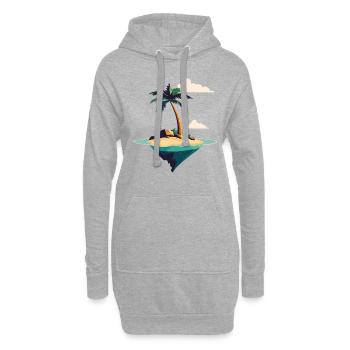 Holiday Island - Hoodie-Kleid - Grau meliert - Vorne