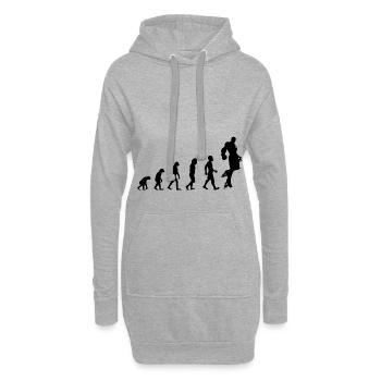 Iron Man développement. cadeau - Sweat-shirt à capuche long Femme - gris chiné - Devant