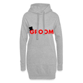Groom - Hoodie-Kleid - Grau meliert - Vorne