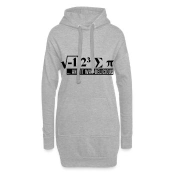 I Ate Some Pie And It Was Delicious 2 - Hoodie Dress - heather grey - Front