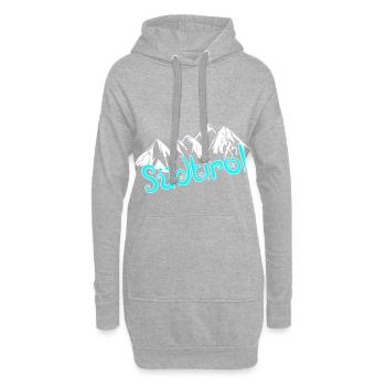 Südtirol - Hoodie-Kleid - Grau meliert - Vorne