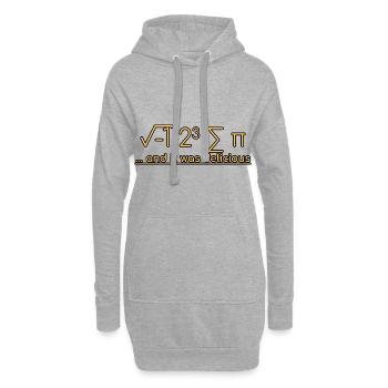 I Ate Some Pie And It Was Delicious 3 - Hoodie-Kleid - Grau meliert - Vorne