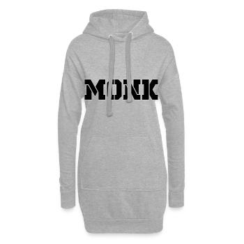 MONK black - Hoodie-Kleid - Grau meliert - Vorne