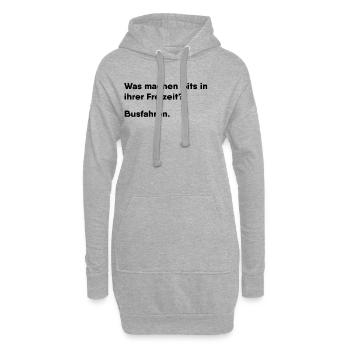Elektroniker Witz - Hoodie-Kleid - Grau meliert - Vorne