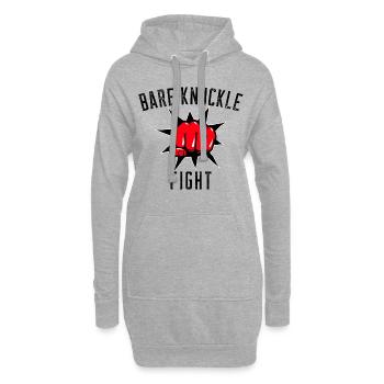 BARE KNUCKLE FIGHT - Hoodie-Kleid - Grau meliert - Vorne