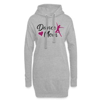 Danse Danse Danse Danse école de danse Dancing cadeau - Sweat-shirt à capuche long Femme - gris chiné - Devant