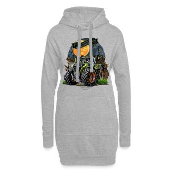 Waffenschmiede Marktoberdorf Tractor Tractor Tractor - Hoodie Dress - heather grey - Front