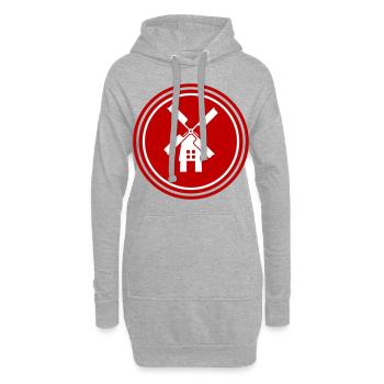 Windmühle Ivon Silhouette - Hoodie-Kleid - Grau meliert - Vorne