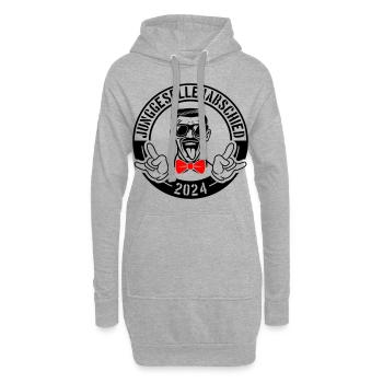 Junggesellenabschied 2024 - Hoodie-Kleid - Grau meliert - Vorne