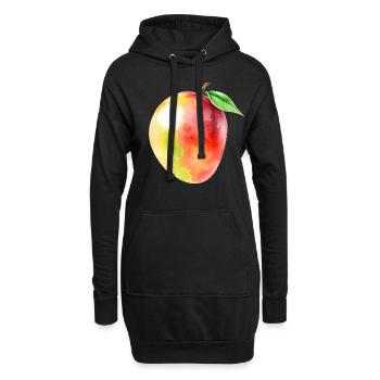 Mangue - Sweat-shirt à capuche long Femme - noir - Devant