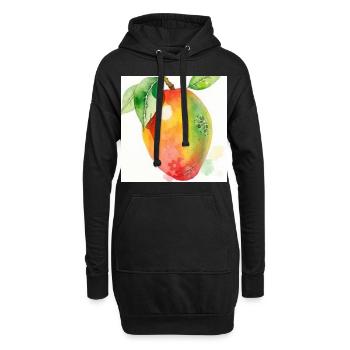 Mangue - Sweat-shirt à capuche long Femme - noir - Devant