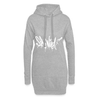 Stay Wild - Hoodie-Kleid - Grau meliert - Vorne