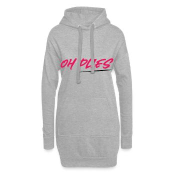 Oh Plies 4 - Sweat-shirt à capuche long Femme - gris chiné - Devant