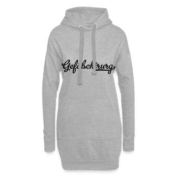 gefäßchirurg - Hoodie-Kleid - Grau meliert - Vorne