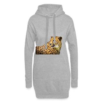 Gepard - Hoodie-Kleid - Grau meliert - Vorne
