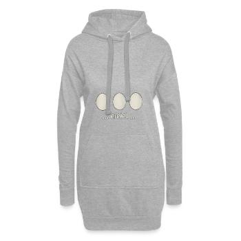 eieiei... - Hoodie-Kleid - Grau meliert - Vorne