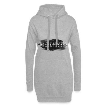 Antifasciste Antifasciste contre les nazis - Sweat-shirt à capuche long Femme - gris chiné - Devant
