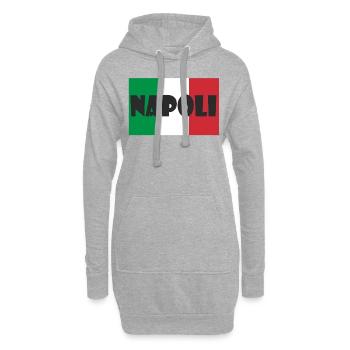 Napoli Design - Hoodie-Kleid - Grau meliert - Vorne