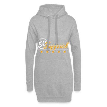 50 50. Geburtstag Geschenk - Hoodie-Kleid - Grau meliert - Vorne