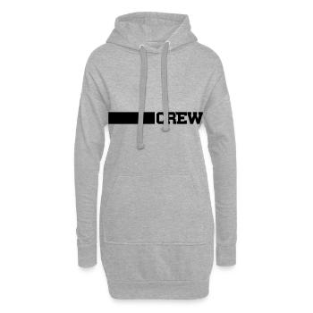 crew strich - Hoodie-Kleid - Grau meliert - Vorne