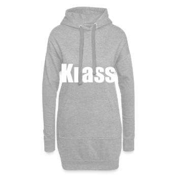 Krass - Hoodie-Kleid - Grau meliert - Vorne